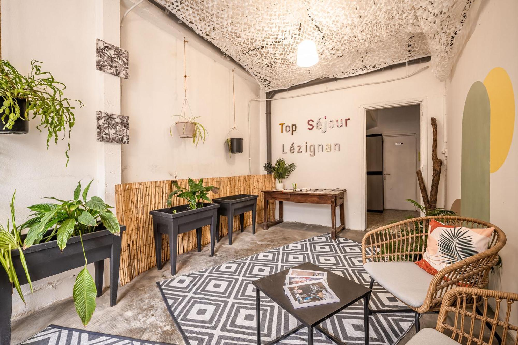 Cosy Green Clim Wifi Centre Ville 2 Pers Лезиньян-Корбьер Экстерьер фото