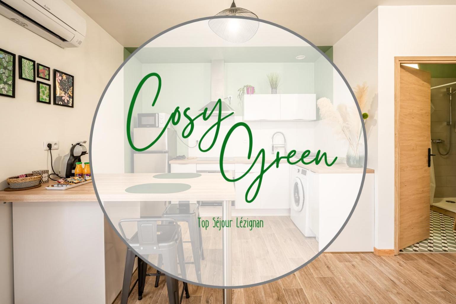 Cosy Green Clim Wifi Centre Ville 2 Pers Лезиньян-Корбьер Экстерьер фото
